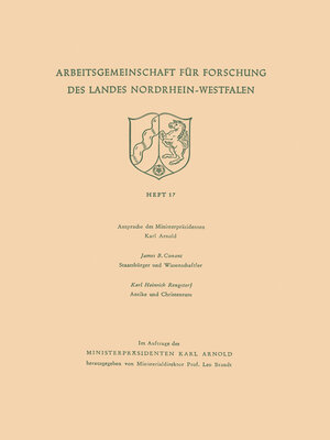 cover image of Ansprache des Ministerpräsidenten. Staatsbürger und Wissenschaftler. Antike und Christentum